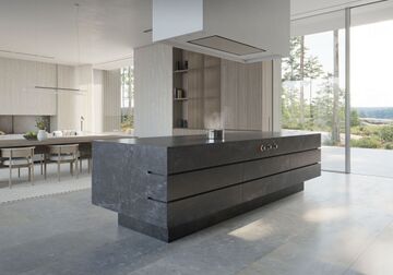 2023 vollintegrierte Induktion von Gaggenau Auf das Wesentliche reduziert Die vollintegrierte Induktion von Gaggenau: Gekocht wird direkt auf der Arbeitsfläche. Ein dezenter LED-Punkt und der ikonische Gaggenau Bedienknebel sind die einzigen sichtbaren Elemente.