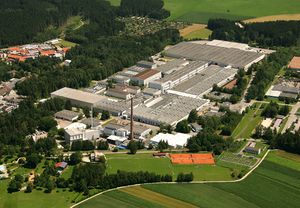 Aerial view of BSH's Traunreut factory, 2008, BSH wiki